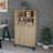 Highboard 60X36X110 Cm Engineered Wood