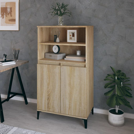 Highboard 60X36X110 Cm Engineered Wood