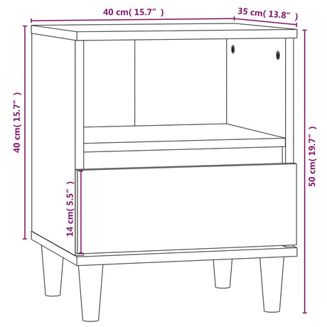 Bedside Cabinet 40X35X50 Cm