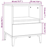 Bedside Cabinet 40X35X50 Cm