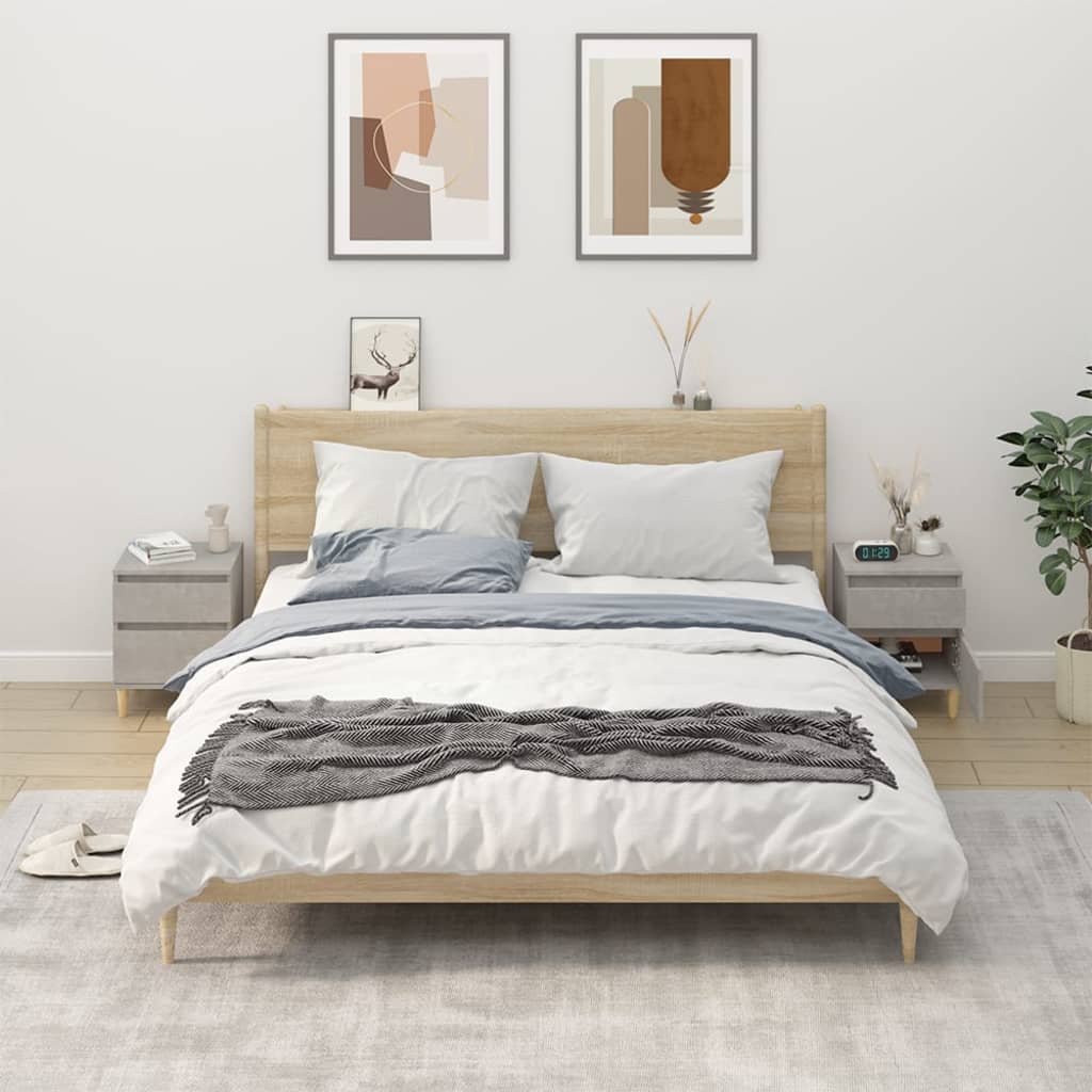 Bedside Cabinets 2 Pcs 40X35X50 Cm