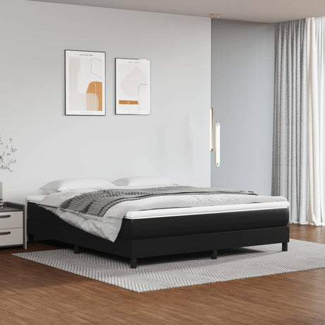 Bed Frame Without Mattress Double Faux Leather (Uk/Ie/Fi/No Only)