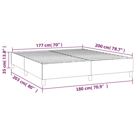 Bed Frame Without Mattress Super King Fabric (Uk/Ie/Fi/No Only)