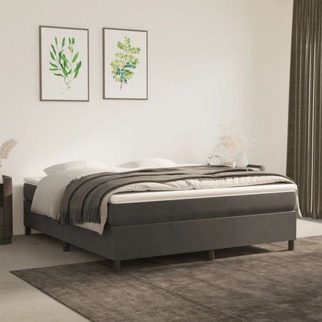 Bed Frame Without Mattress Super King Velvet (Uk/Ie/Fi/No Only)