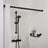 Sealskin Telescopic Shower Curtain Rod 80-130 Cm