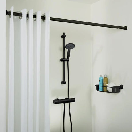 Sealskin Telescopic Shower Curtain Rod 80-130 Cm