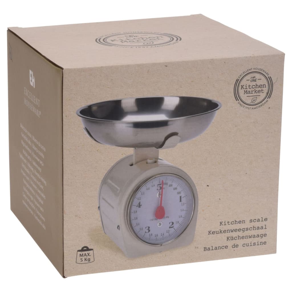 Excellent Houseware Kitchen Scales 5 Kg Metal