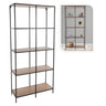 H&S Collection 4-Tier Wall Rack 78X30X