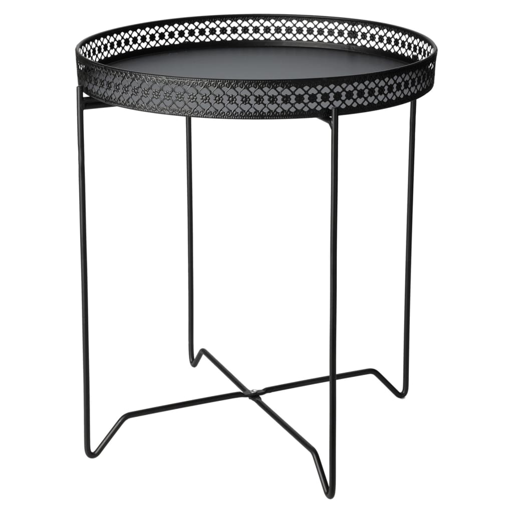 Side Table Round Black