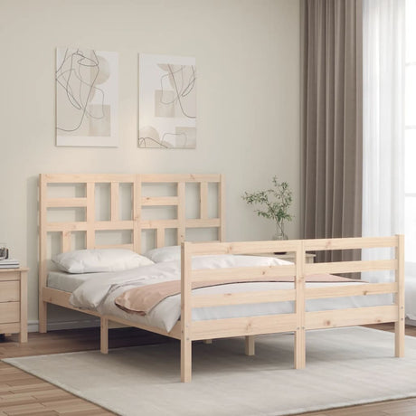 Bed Frame Without Mattress Single Solid Wood