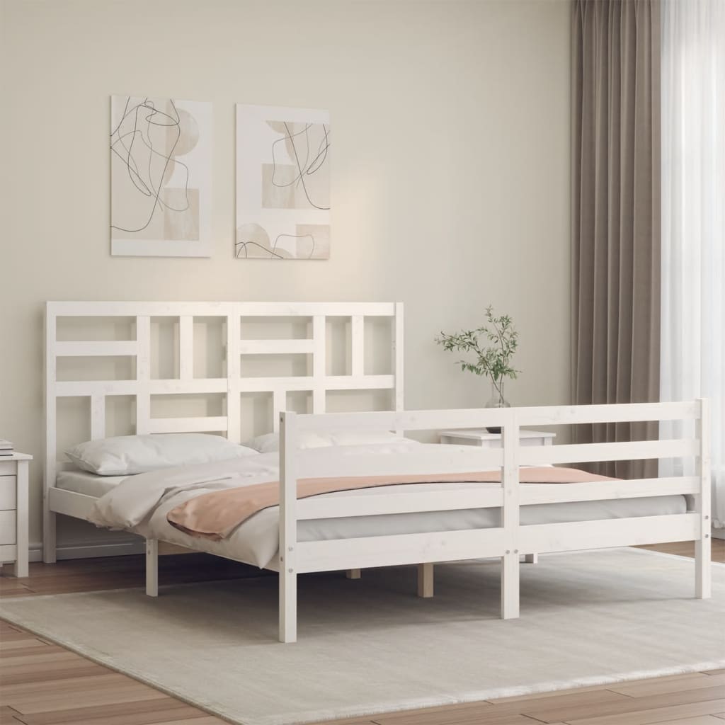 Bed Frame Without Mattress Single Solid Wood