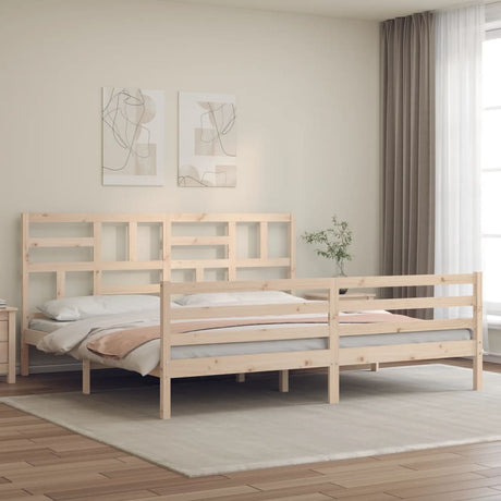 Bed Frame Without Mattress Single Solid Wood