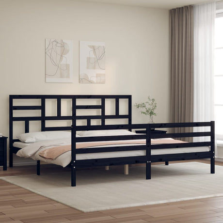 Bed Frame Without Mattress Single Solid Wood