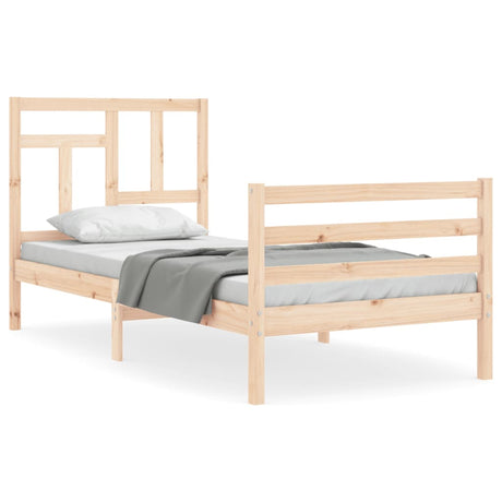 Bed Frame Without Mattress Small Single Solid Wood