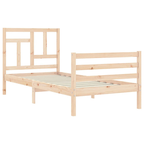 Bed Frame Without Mattress Small Single Solid Wood