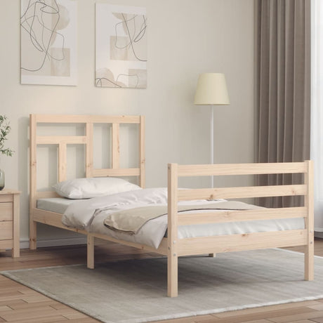 Bed Frame Without Mattress Small Single Solid Wood