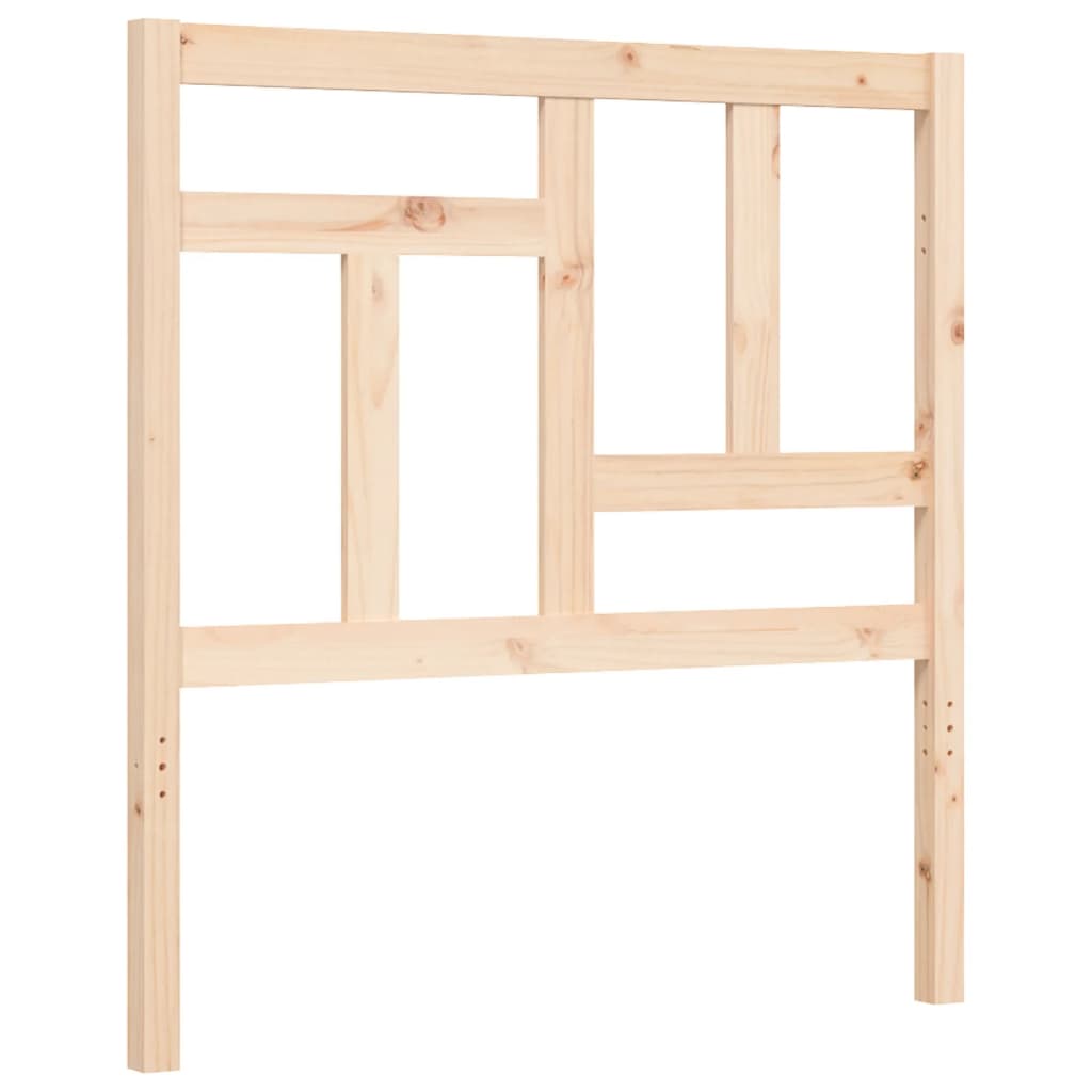 Bed Frame without Mattress Single Solid Wood