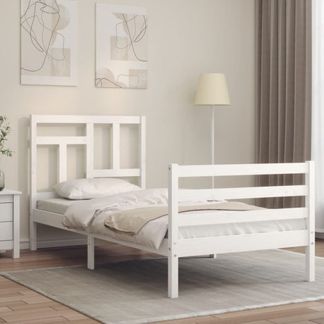 Bed Frame Without Mattress Small Single Solid Wood