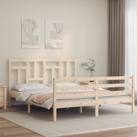 Bed Frame Without Mattress Small Single Solid Wood