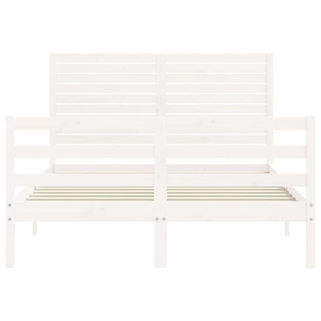 Bed Frame Without Mattress Small Double Solid Wood