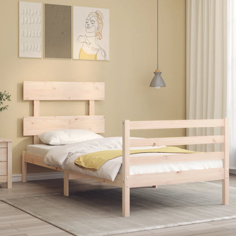 Senior Bed Without Mattress Solid Wood
