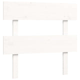Bed Frame without Mattress White 100x200 cm Solid Wood