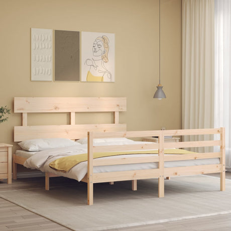 Senior Bed Without Mattress Solid Wood