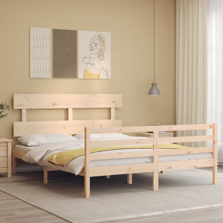 Senior Bed Without Mattress Solid Wood