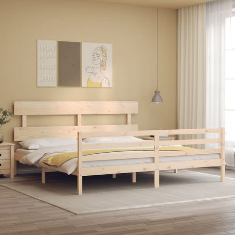 Senior Bed Without Mattress Solid Wood