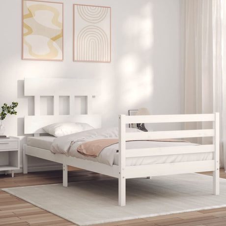 Senior Bed Without Mattress Single Solid Wood