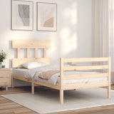 Senior Bed Without Mattress Single Solid Wood
