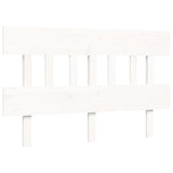 Bed Frame without Mattress White Small Double Solid Wood