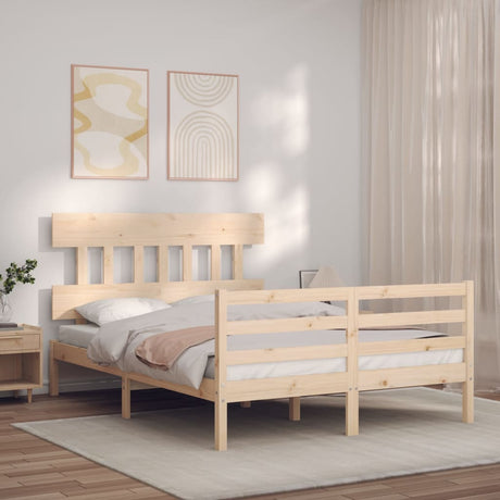 Senior Bed Without Mattress Single Solid Wood