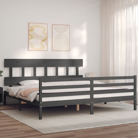 Senior Bed Without Mattress Single Solid Wood