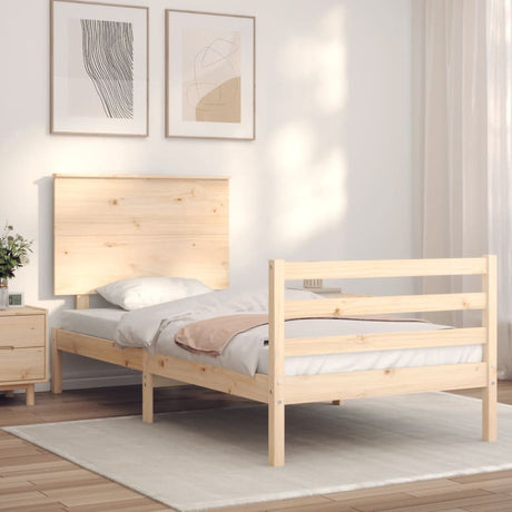Bed Frame Without Mattress Solid Wood