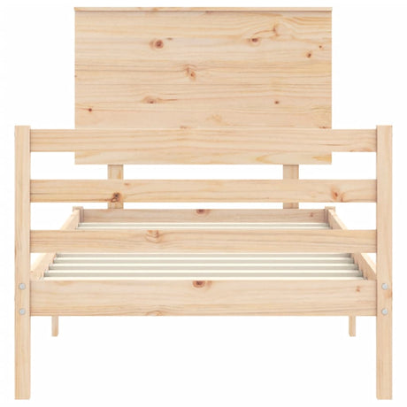 Bed Frame Without Mattress Solid Wood