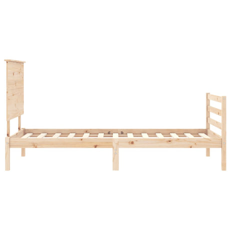 Bed Frame Without Mattress Solid Wood