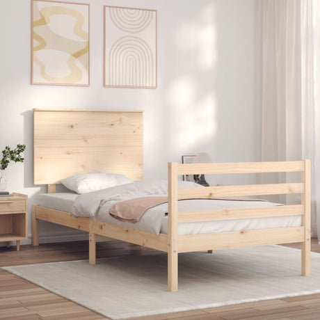 Bed Frame Without Mattress Solid Wood