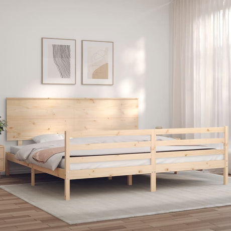 Bed Frame Without Mattress Solid Wood