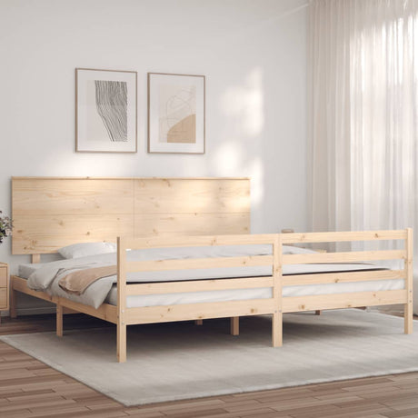 Bed Frame Without Mattress Solid Wood