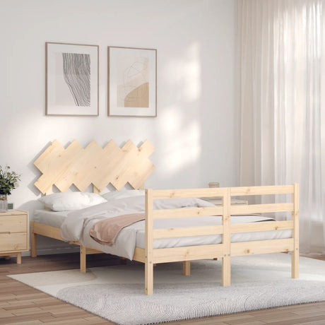 Bed Frame Without Mattress King Size Solid Wood