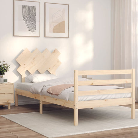 Bed Frame Without Mattress King Size Solid Wood
