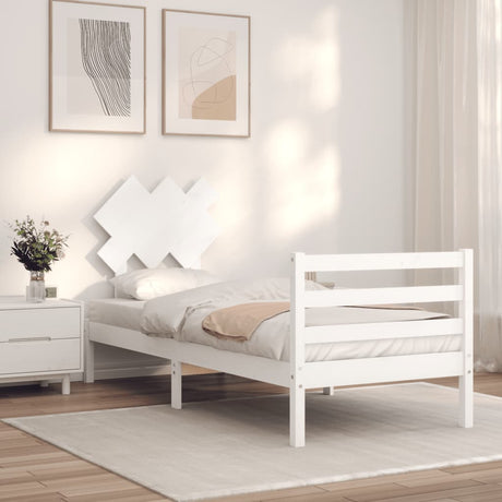 Bed Frame Without Mattress King Size Solid Wood