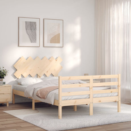 Bed Frame Without Mattress King Size Solid Wood