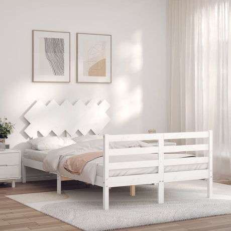 Bed Frame Without Mattress King Size Solid Wood