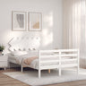 Bed Frame Without Mattress King Size Solid Wood