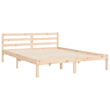 Bed Frame Without Mattress King Size Solid Wood