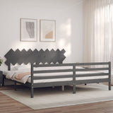 Bed Frame Without Mattress King Size Solid Wood