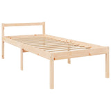 Senior Bed without Mattress 90x200 cm Solid Wood