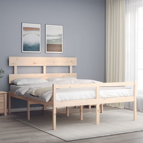 Senior Bed Without Mattress Solid Wood
